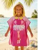 Kids Ballerina Patterned Hoodie Towel
